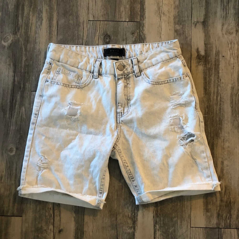 Men’s acid wash shorts